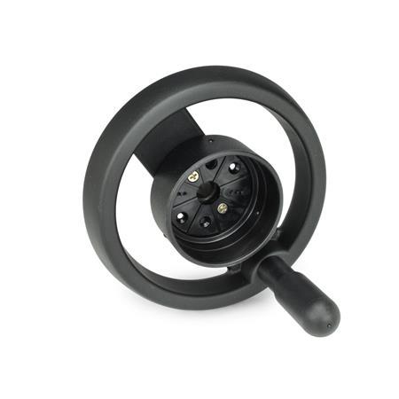 Otto Ganter Spoked Handwheel for Position Indicator GN 000.8 or GN 000.3, GN 522.8